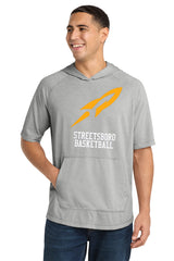 Streetsboro Basketball Short Sleeve Hoodie