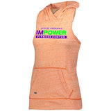Ladies Sleeveless Hooded Tank I'MPower