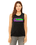 Ladies Flowy Muscle Tank I'MPower