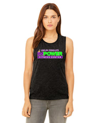 Ladies Flowy Muscle Tank I'MPower