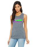 Ladies Flowy Muscle Tank I'MPower