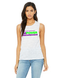 Ladies Flowy Muscle Tank I'MPower