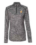 Ladies 1/4 zip Pullover with SLEEVE LOGO - I'M POWER