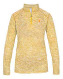 Ladies 1/4 zip Pullover with SLEEVE LOGO - I'M POWER