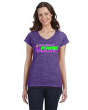 Ladies' V-Neck T-Shirt I'MPower