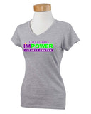 Ladies' V-Neck T-Shirt I'MPower