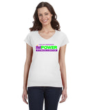 Ladies' V-Neck T-Shirt I'MPower