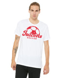 Field Distressed Soccer Ball Fashion T-shirt