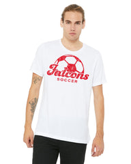 Field Distressed Soccer Ball Fashion T-shirt