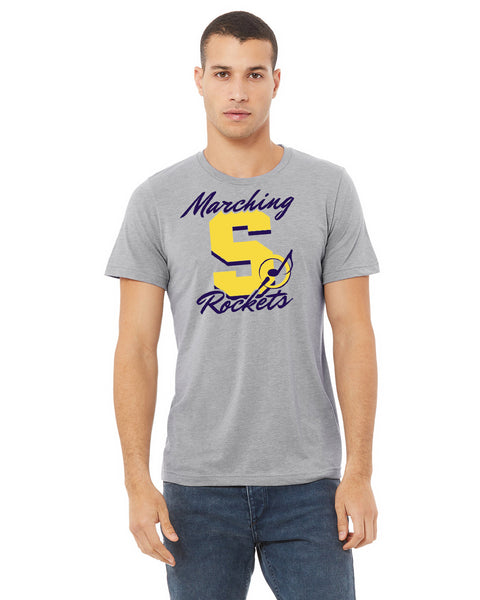 Streetsboro Marching Rockets Fashion T-shirt Big S Logo