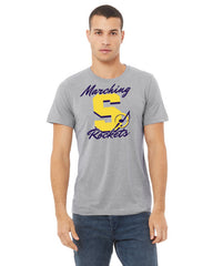 Streetsboro Marching Rockets Fashion T-shirt Big S Logo