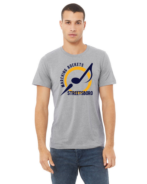Streetsboro Marching Rockets Fashion T-shirt Classic Logo