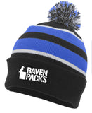 Raven Packs Pom Beanie