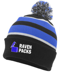 Raven Packs Pom Beanie