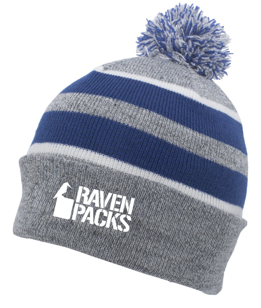 Raven Packs Pom Beanie