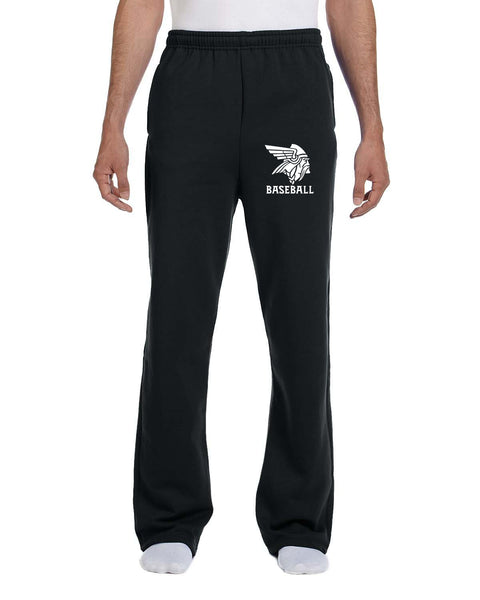 Viking Baseball Open Bottom Sweatpants