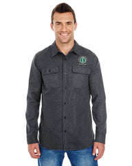 PCHD Men's Solid Flannel Shirt