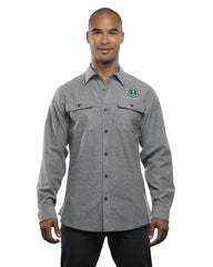 PCHD Men's Solid Flannel Shirt