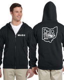 MOSS: Full Zip Hood (Front & Back Logo)