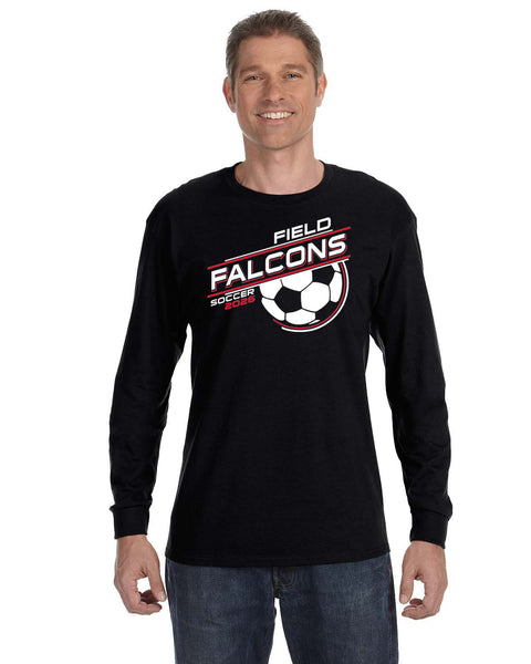 Field Aggressive Soccer Long Sleeve T-shirt