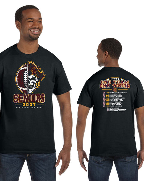 Southeast Senior Football and Cheer T-shirts