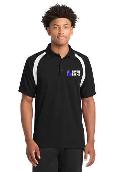 Raven Packs Two Tone Mens Polo