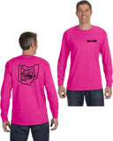 MOSS: Adult Long Sleeve T Shirt (Front and Back Logos)