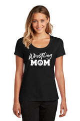 Wrestling Mom Ladies T-Shirt