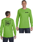 MOSS: Adult Long Sleeve T Shirt (Front and Back Logos)