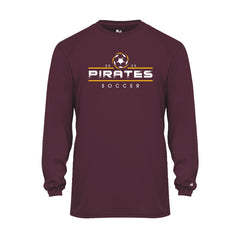 Pirates Soccer Performance Long Sleeve T