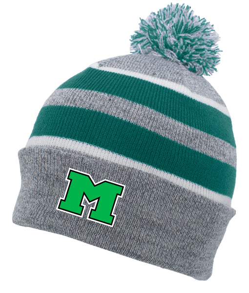 Mogadore Wildcats Pom Beanie