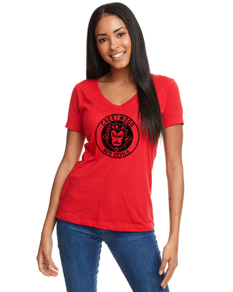 Vintage Red Devils Women's T-Shirt