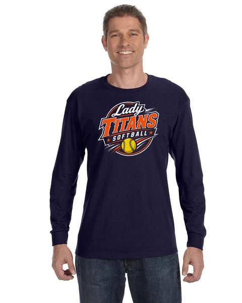 Lady Titans Long Sleeve Softball T-Shirt