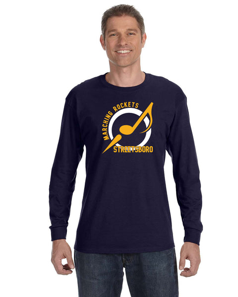 Streetsboro Marching Rockets Long Sleeve T-shirt Classic Logo
