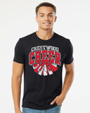 Crestwood Cheer Glitter Fashion T-Shirt
