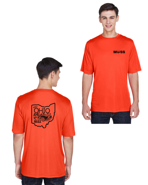 MOSS: Performance Short Sleeve (Front and Back Logos)