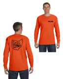 MOSS: Adult Long Sleeve T Shirt (Front and Back Logos)