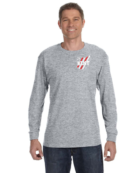 Kent Soccer Left Chest Long Sleeve T-shirt