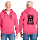 MOSS: Full Zip Hood (Front & Back Logo)