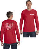 MOSS: Adult Long Sleeve T Shirt (Front and Back Logos)