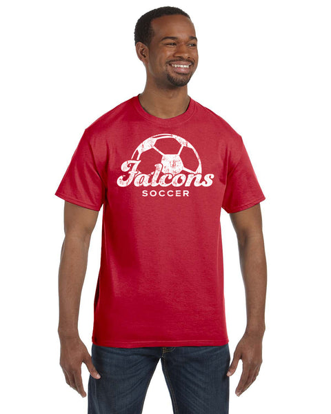 Field Distressed Soccer Ball T-shirt