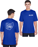 MOSS: Performance Short Sleeve (Front and Back Logos)