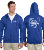 MOSS: Full Zip Hood (Front & Back Logo)