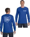 MOSS: Adult Long Sleeve T Shirt (Front and Back Logos)