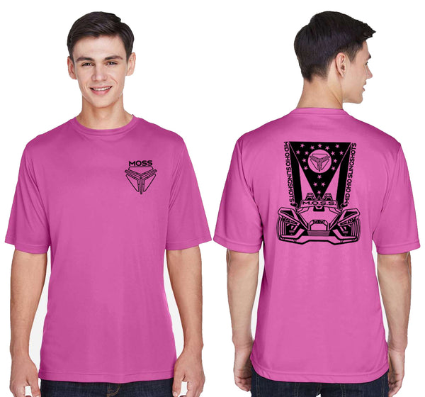 MOSS: Performance Short Sleeve (Front and Back Logos)