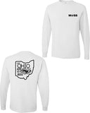 MOSS: Adult Long Sleeve T Shirt (Front and Back Logos)