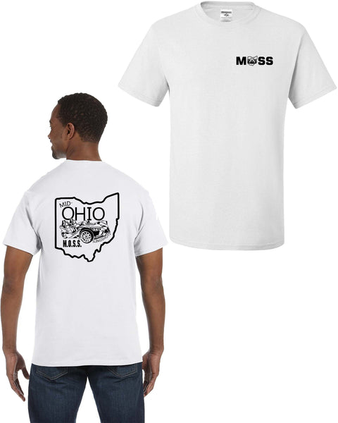 MOSS: Adult T Shirt (Front and Back Logo)