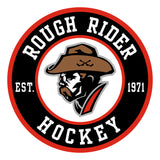 Rough Rider Hockey Sticker