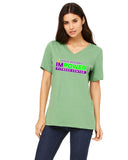 Ladies Soft V-Neck T-Shirt I'MPower