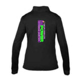 Ladies Lightweight 1/4 Zip Pullover - I'M POWER